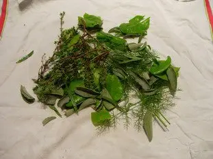 Herb salad : etape 25