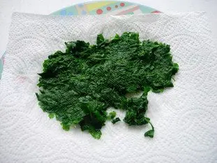 Green parsley sauce