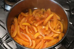 Candied grapefruit peel : etape 25