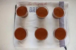 Mousse with two chocolates