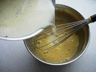 Crème caramel : etape 25