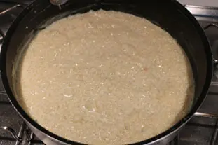 Chantilly rice pudding