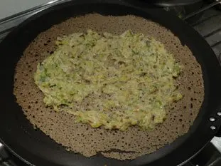 Scallop and leek pancakes : etape 25