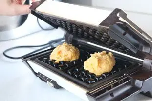 Potato Waffles with Smoked Salmon