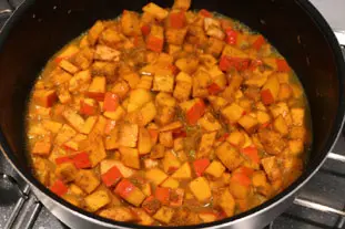 Mixed vegetable curry : etape 25