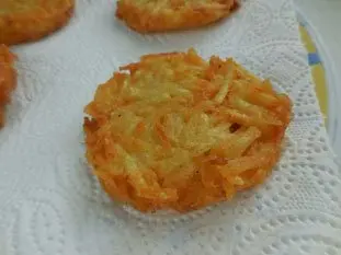 Grated potato cakes