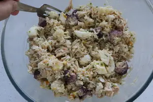 Rice and purple-sprouting broccoli salad : etape 25