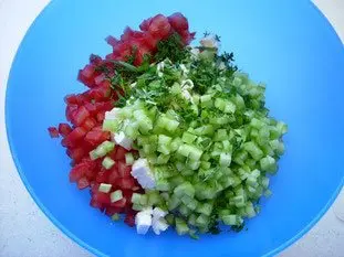 Greek salad : etape 25