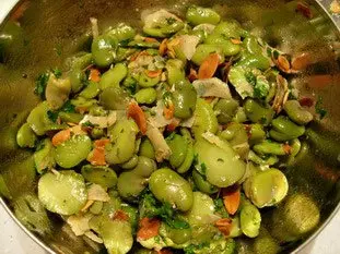 Broad bean salad with Parmesan : etape 25