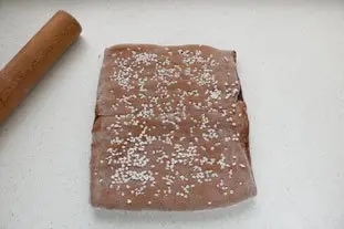 Flaky brownie brioche