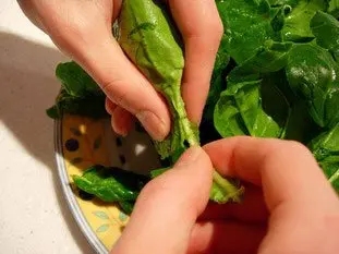 How to prepare spinach : etape 25