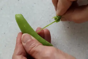 How to prepare new peas