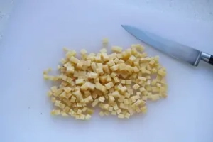 Small, regular pieces