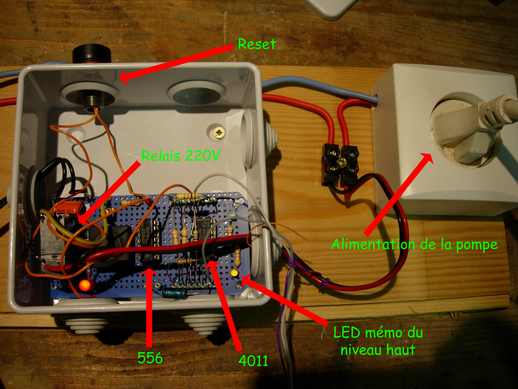 Electronic controlling of a pump