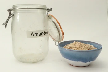 jar emptied of its remaining contents