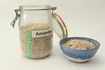jar with fresh powder