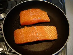saumon coté peau