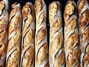 baguettes en fermentation longue