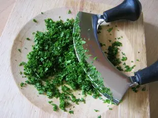 parsley chopped very fine