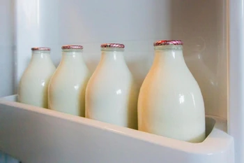 lait au frigo