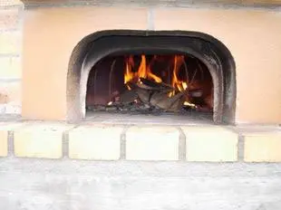 Wood oven: Regular fire