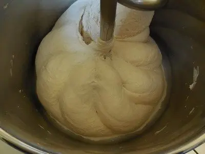 kneadind dough