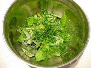 Herb salad : Photo of step #3