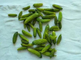 Pickled gherkins : Photo of step #1