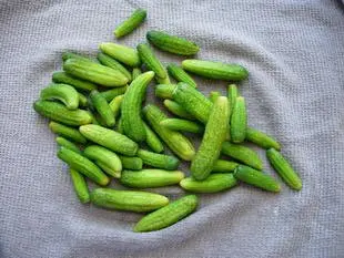 Pickled gherkins
