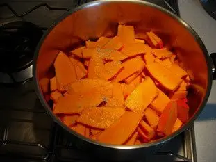 Potimarron (Japanese chestnut pumpkin) purée : Photo of step #1