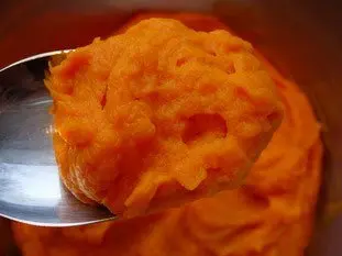 Potimarron (Japanese chestnut pumpkin) purée
