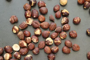 How to peel hazelnuts