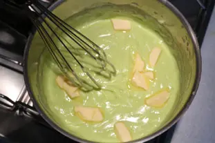 Lime confectioner's custard (pastry cream) : Photo of step #13