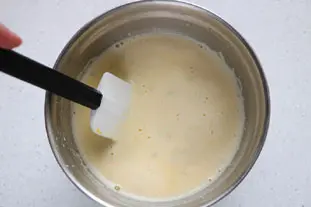 Lime confectioner's custard (pastry cream) : Photo of step #7