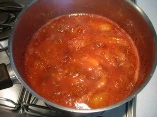 Stewed plums