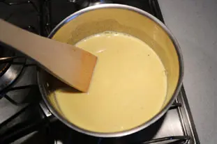 Real custard sauce (crème anglaise)