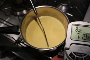 Real custard sauce (crème anglaise) : Photo of step #9