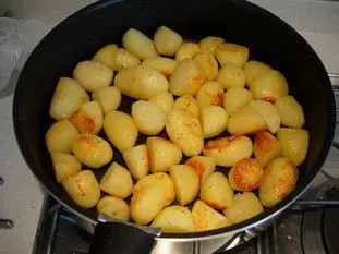 Pan-fried potatoes : Photo of step #5