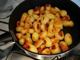 Pan-fried potatoes : Photo of step #6