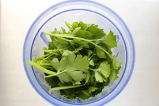 Green parsley tahini sauce : Photo of step #1