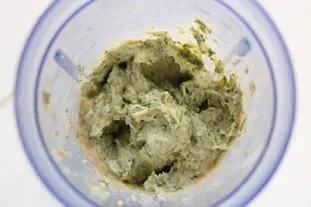 Green parsley tahini sauce : Photo of step #2