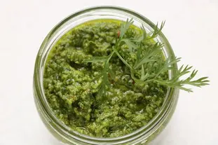 Carrot-top pesto