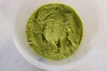 Mint and pea pesto : etape 25