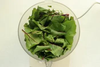 Beet leaf pesto