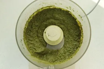 Beet leaf pesto