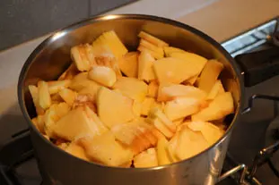 Stewed apple (compote) : Photo of step #2