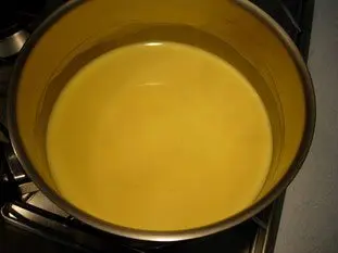 Chaud-froid of grapefruit, pineapple and lime custard  : Photo of step #2