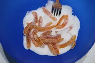 Candied grapefruit peel : Photo of step #9