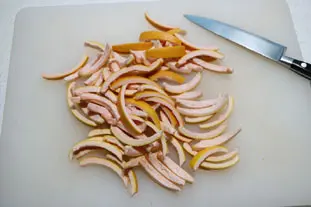 Candied grapefruit peel : Photo of step #2