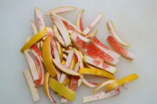 Candied grapefruit peel : Photo of step #3